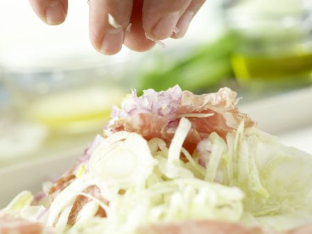 Shaved Fennel Salad preparation step 5 Shaved Fennel Salad preparation step 5