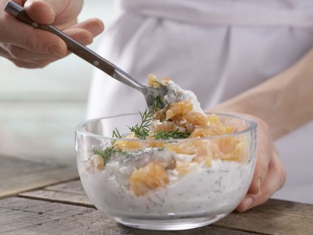 Smoked Salmon Spread preparation step 3 Smoked Salmon Spread preparation step 3