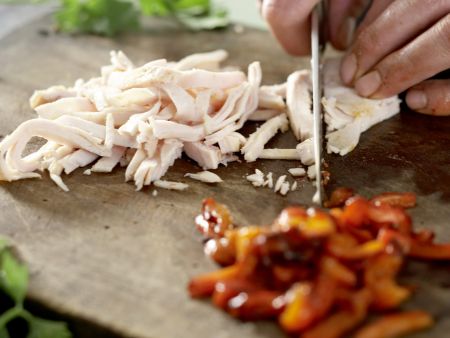 Spicy Chicken in Tomato Aspic preparation step 5 Spicy Chicken in Tomato Aspic preparation step 5