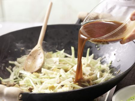 Stir-Fried Tofu and Mushrooms preparation step 10 Stir-Fried Tofu and Mushrooms preparation step 10