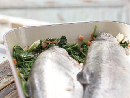Stuffed Lake Trout preparation step 10 Stuffed Lake Trout preparation step 10