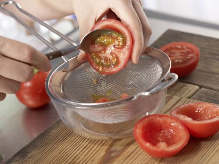 Stuffed Tomatoes preparation step 2 Stuffed Tomatoes preparation step 2