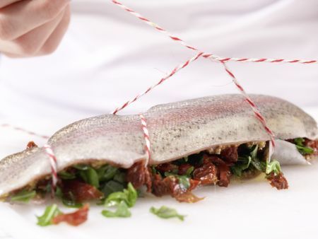 Stuffed Trout preparation step 6 Stuffed Trout preparation step 6