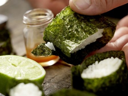 Sushi Boats preparation step 9 Sushi Boats preparation step 9