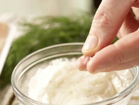 Trout Fillets with Horseradish Cream preparation step 1 Trout Fillets with Horseradish Cream preparation step 1