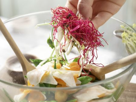 Turnip Salad with Sprouts preparation step 9 Turnip Salad with Sprouts preparation step 9