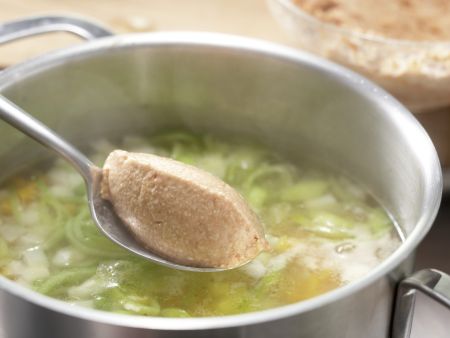 Vegetable Soup with Semolina Dumplings preparation step 7 Vegetable Soup with Semolina Dumplings preparation step 7