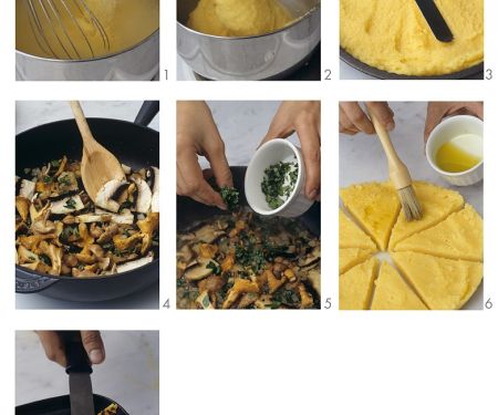 Grilled Polenta With Mushrooms Recipe Eat Smarter Usa