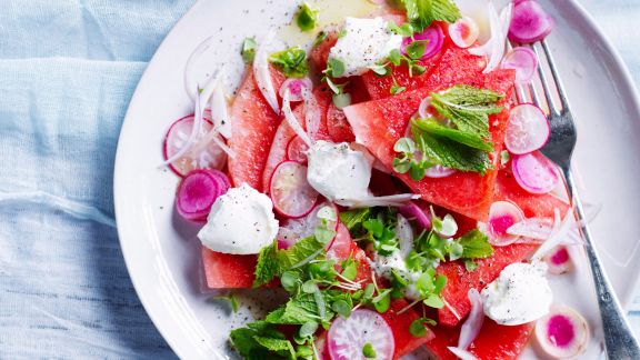 Watermelon Radish Salad