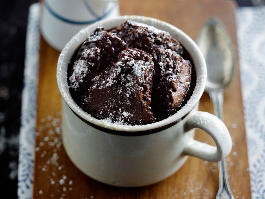 Chocolate And Coffee Microwave Mug Cake Recipe EatSmarter