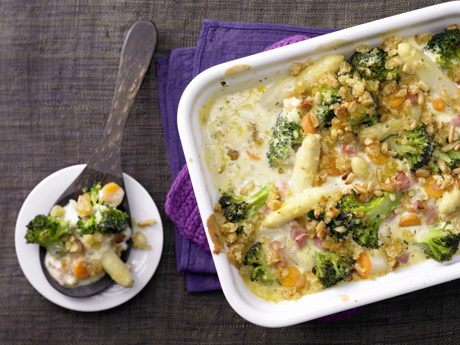 Asparagus Broccoli Gratin-image