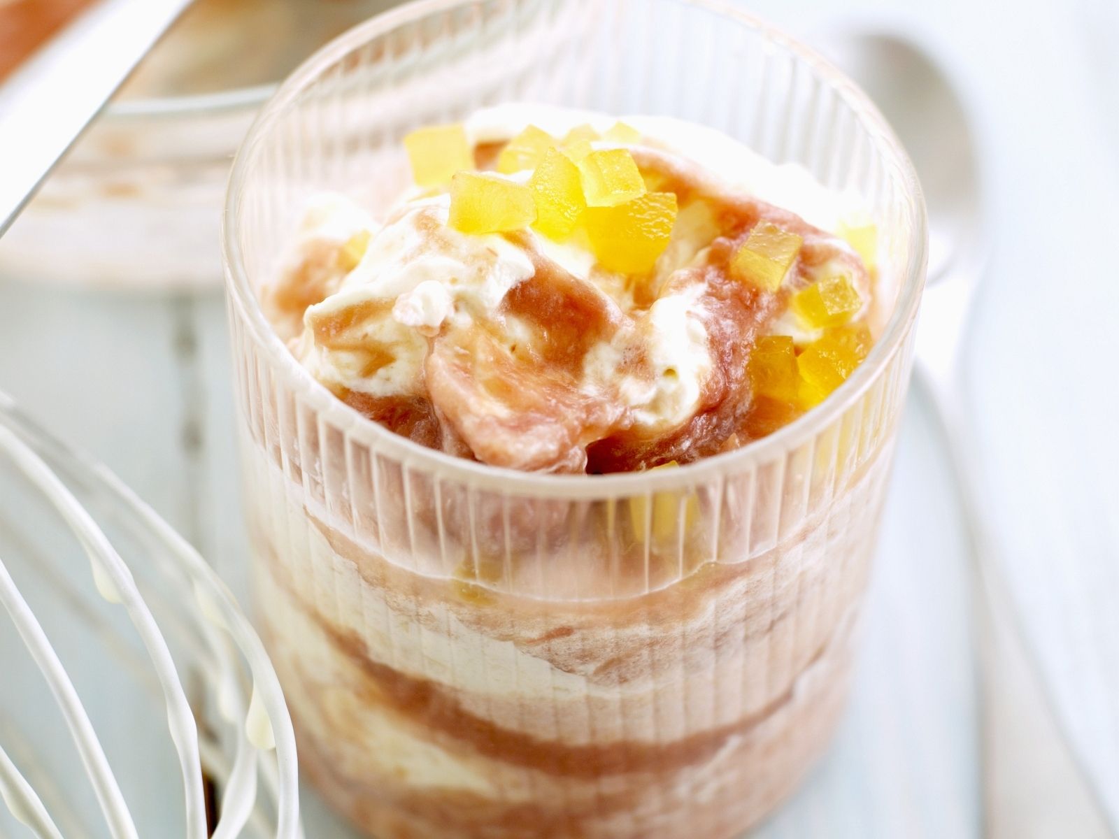 Creamy Fruit Pudding Cup-image