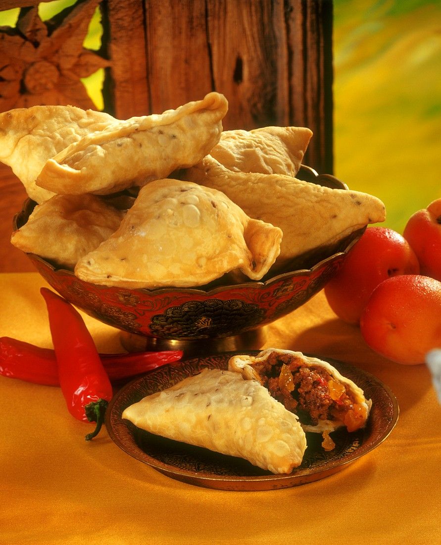 Deep Fried Ground Lamb Pies (Samosas)-image