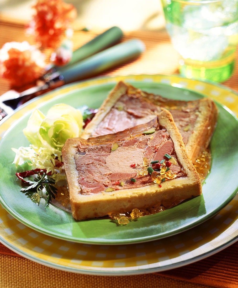 Meat Paté with Pistachios En Croute-image