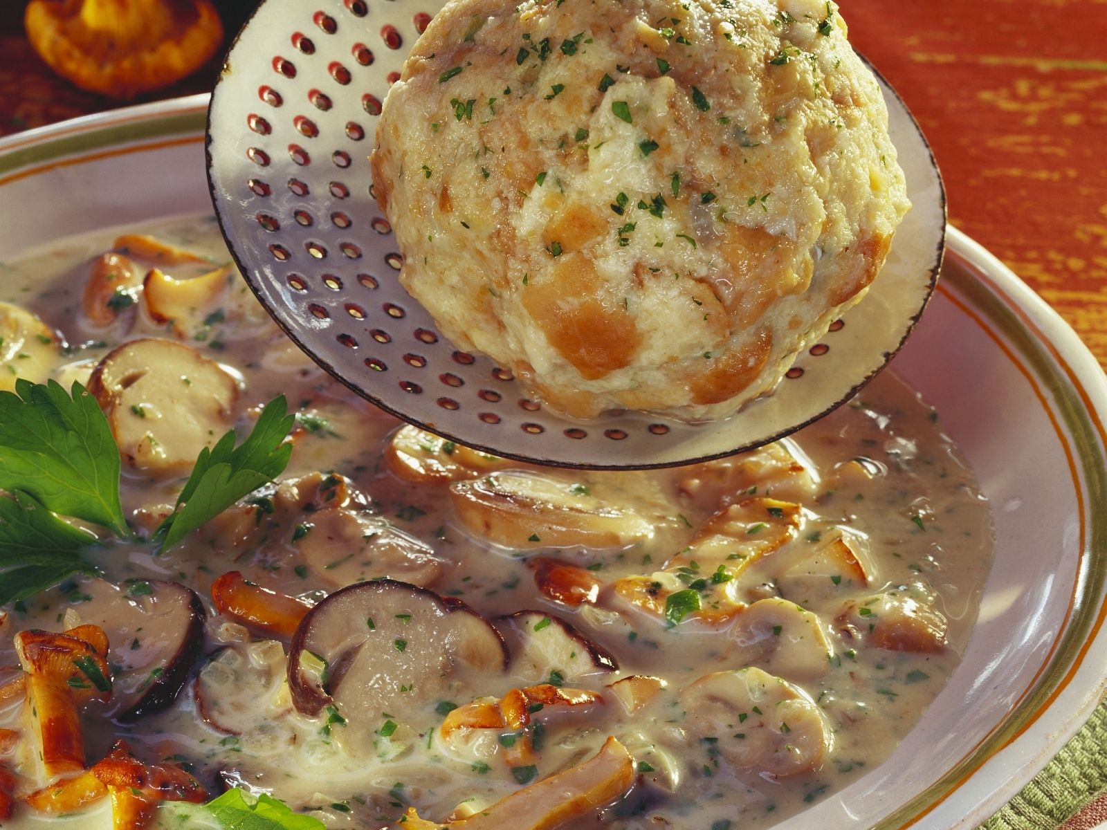 Mushroom Soup with Dumplings-image