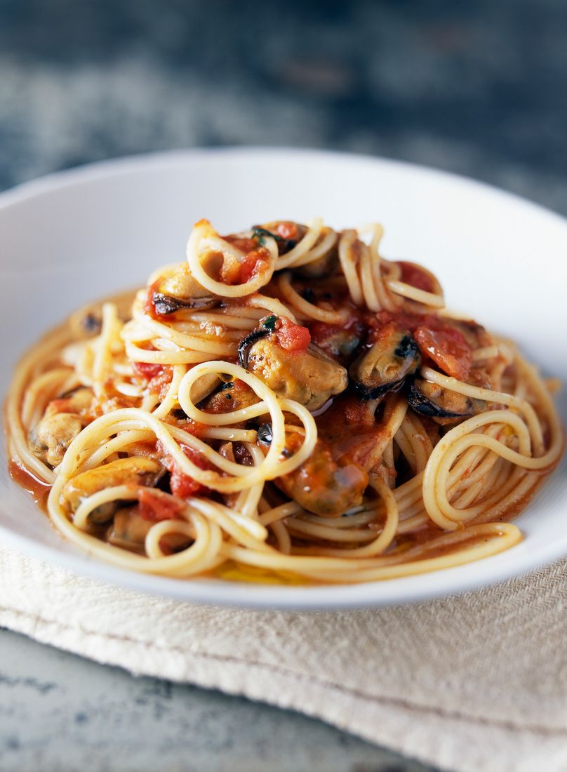Mussels, Tomatoes and Pasta-image