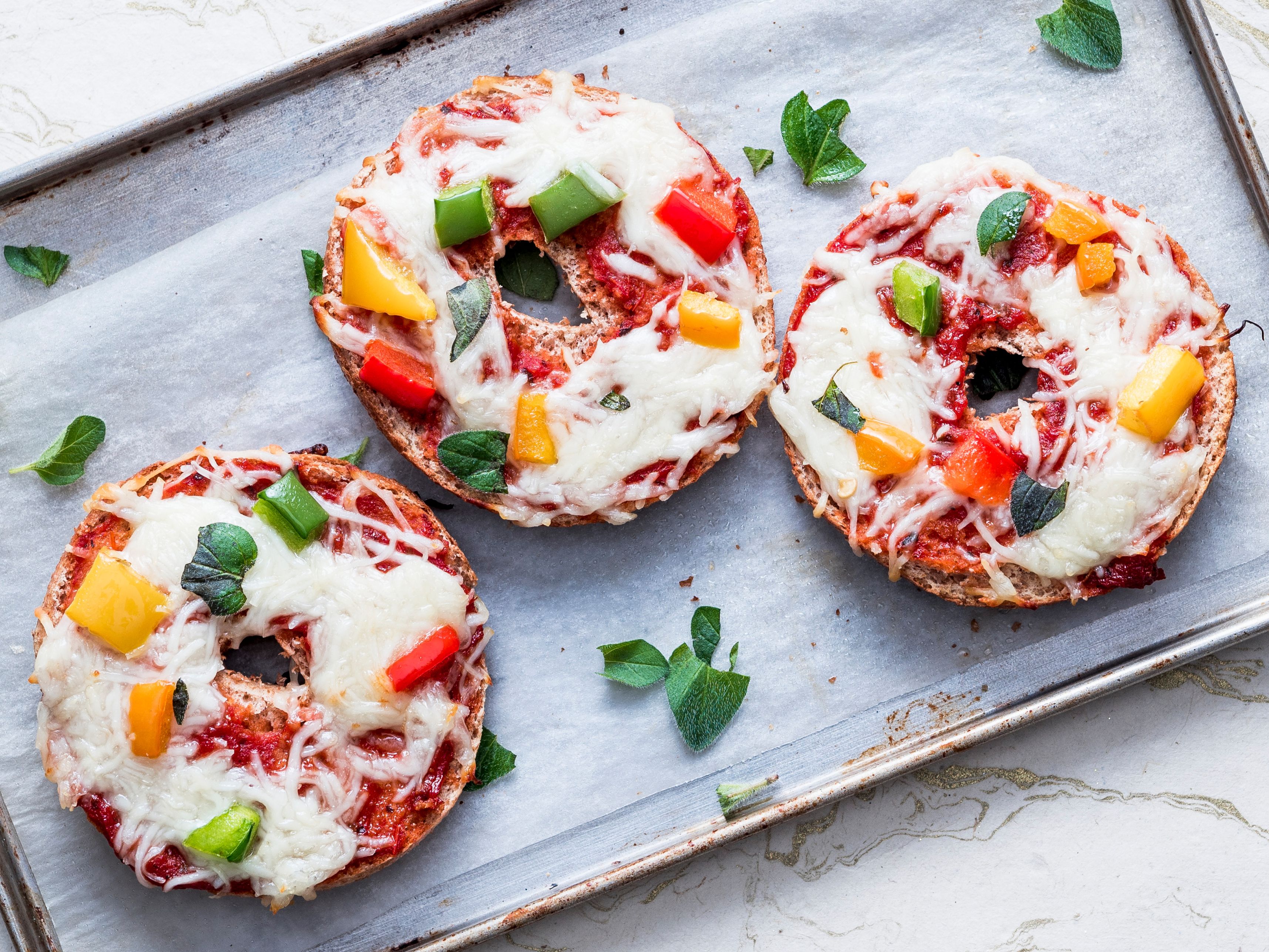 Pizza Bagels recipe | Eat Smarter USA
