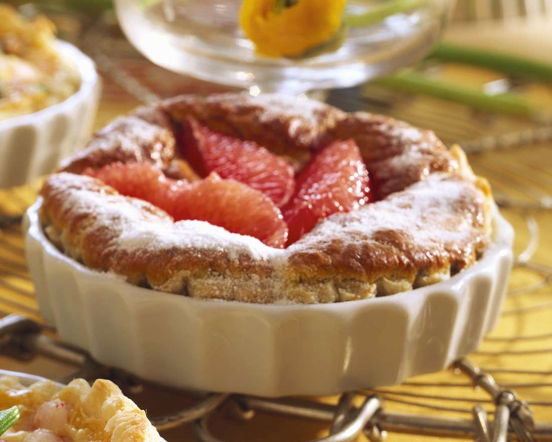 Puff Pastry Tart with Grapefruit-image