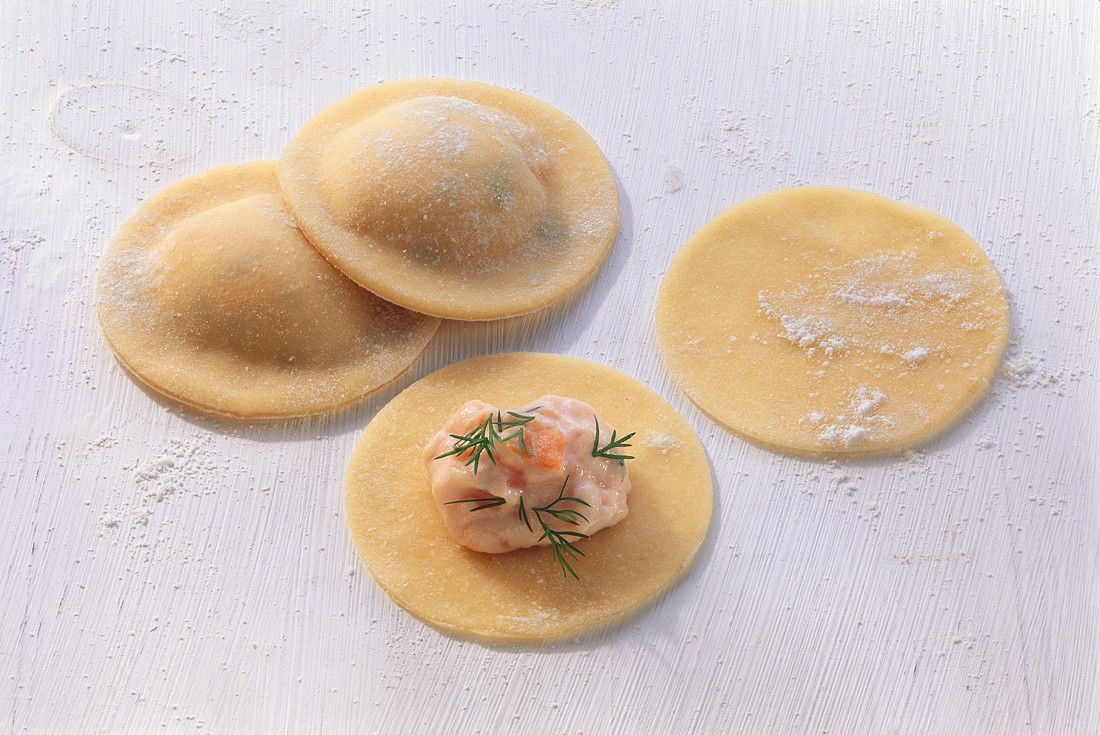 Ravioli with Salmon Filling-image