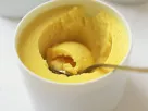 Lime and Saffron-Scented Cornmeal Pudding recipe